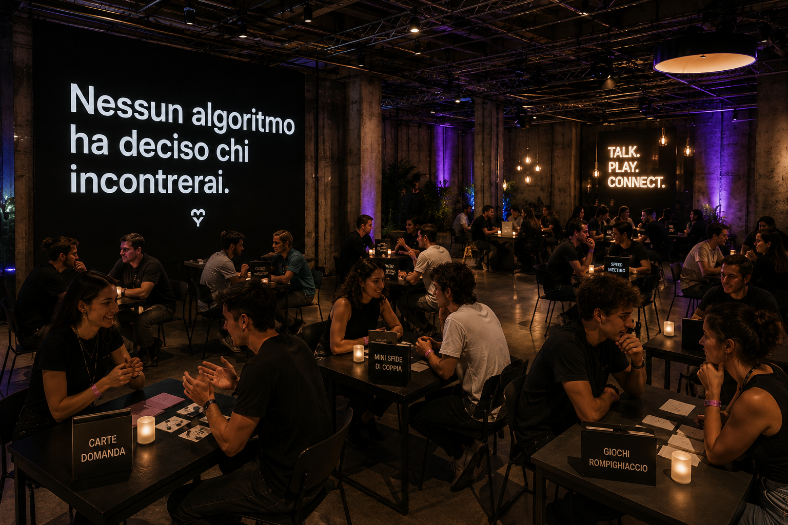 Pubblico che interagisce